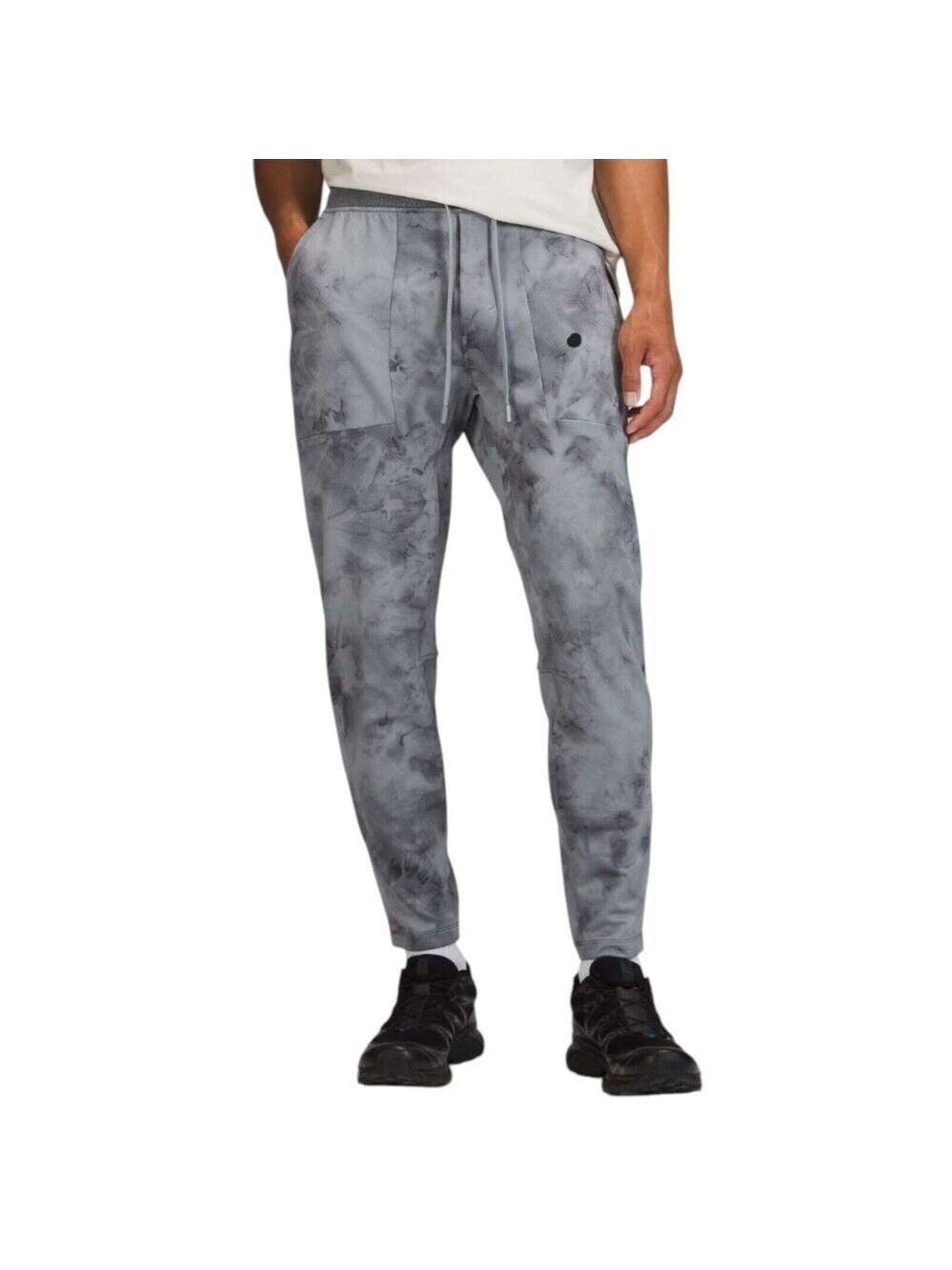 Lululemon Textured Tech Pant Diamond Dye Iron Color Gray Size Small